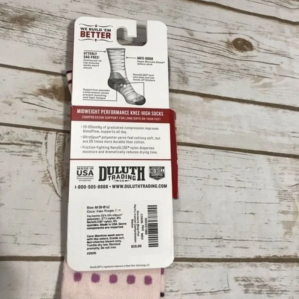 Duluth Trading Compression Knee High Socks medium‎ 6-8.5 nwt - Picture 10 of 10